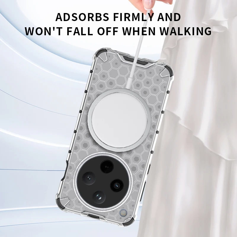 Enhanced Magnetic Ring Phone Case with Lens Protection and Shockproof Coverage