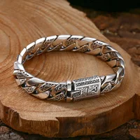 Guirlande de vigne intemporelle en argent Sterling S925, boucle rétro Punk, bijoux de réservoir, cadeau créatif, prix d'usine 2