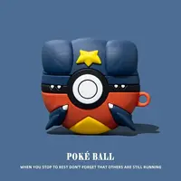 Pokemon custodia in silicone per AirPods 1 2 3 4 e Pro morbida antiurto 4