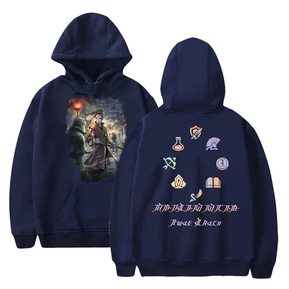 Octopath Traveler Hoodie Long Sleeve Streetwear Men Women Hooded Sweatshirt New Game Harajuku Clothes