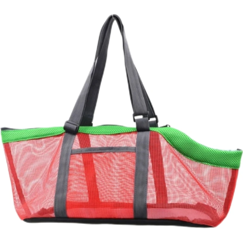 Pet Handbag Panorama Breathable Outdoor Portable Shoulder Bag for Dogs Puppies Kittens Summer Mesh Cat Carrier