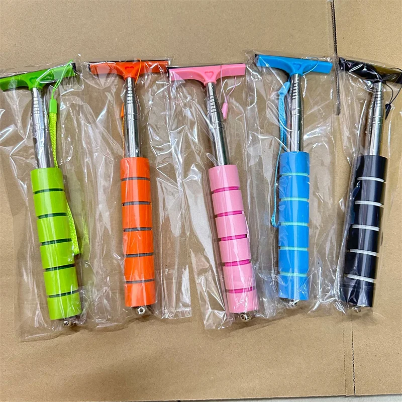Car Mirror Rainy Glass Window Cleaning Tool Wiper Extendable Handle Car Side Mirror Squeegee Telescopic Rearview Mirror Squeegee 2