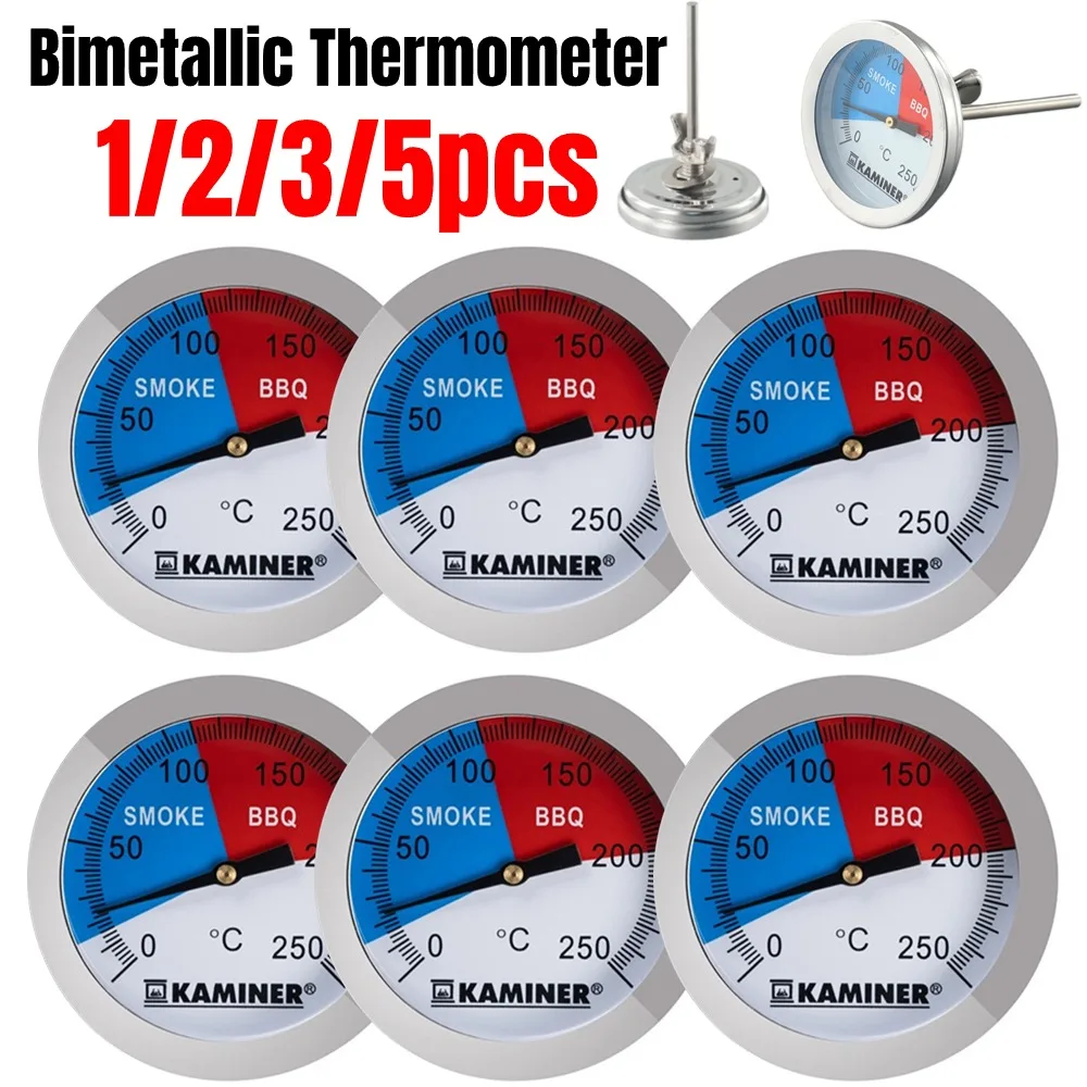 

1/2/3/5 шт., термометр из нержавеющей стали, 250 ° C