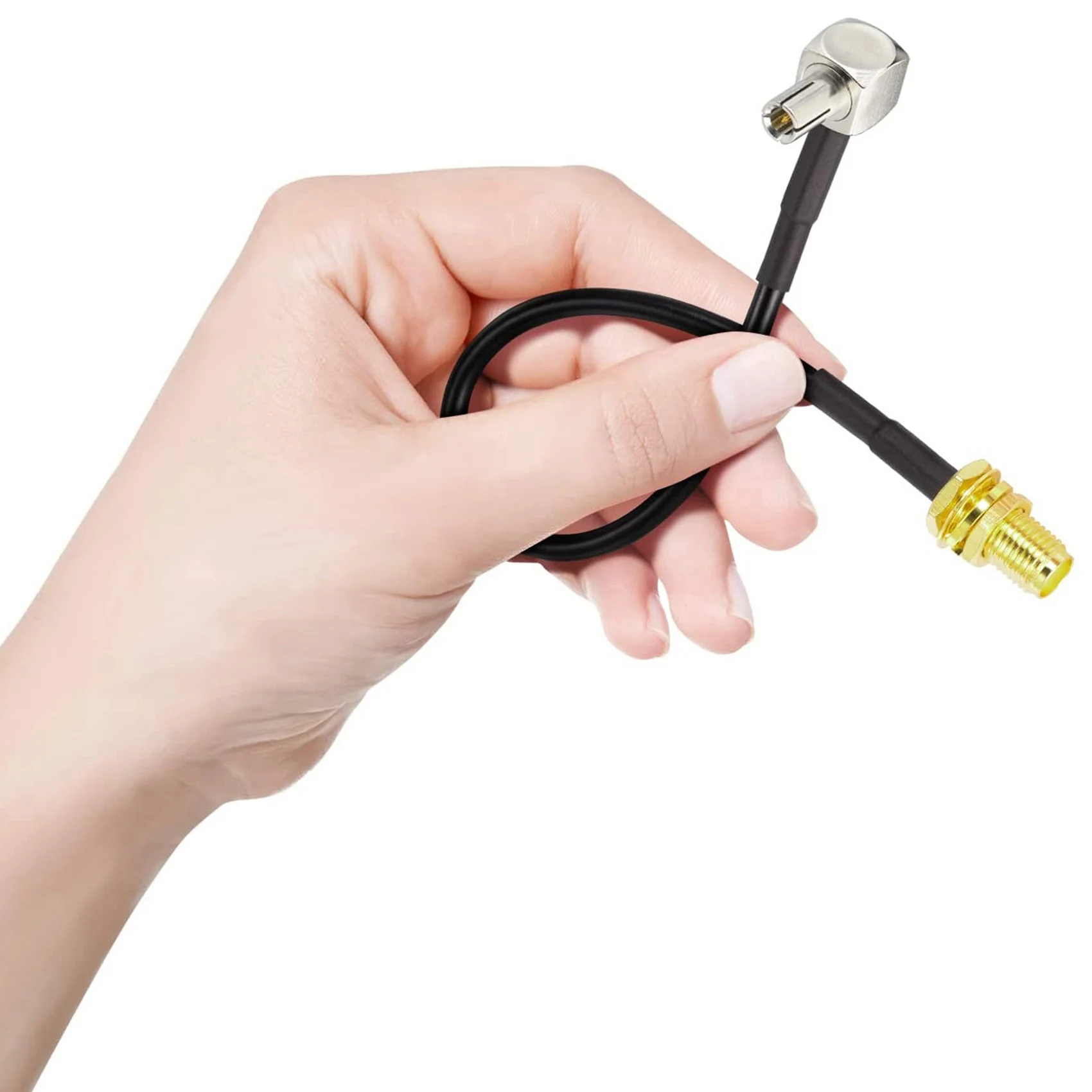 4G 안테나 SMA 여성용-TS9 남성용 어댑터 케이블 15Cm 4PCS 외부 안테나 라우터용 Huawei E5372 E5577 E5786 E5787