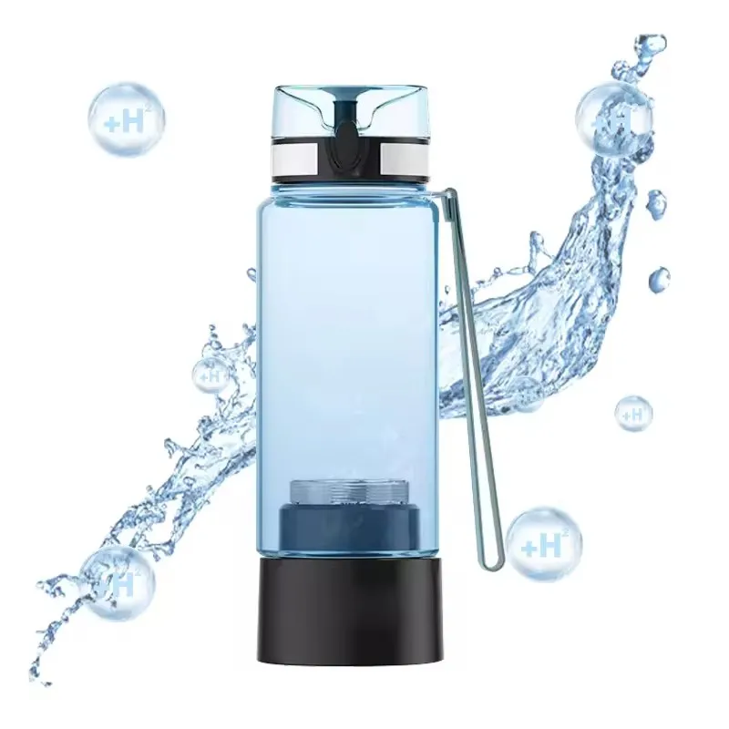 Alkaline Water Generator Portable Alkaline Water Generator Bottle with Electrolysis Technology for Outdoor Sports + Protective Cover