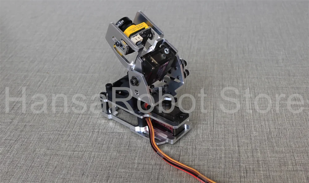 DC 4.8-5V Air Unit Aerial Camera Gimbal Bracket FPV Drone Head Tracker Dual Axle 9G Servo PTZ Support with 5V Fan Radiator