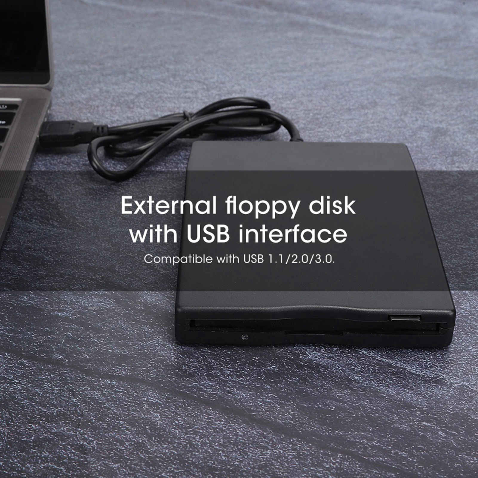 External Floppy Drive Disk Computer Accessory Portable 3.5-Inch Card Reader External Removable floppy disk reader drive