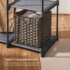 SONGMICS Portable Closet, Freestanding Closet Organizer, Clothes Rack with Shelves, Hanging Rods, Storage Organizer 5