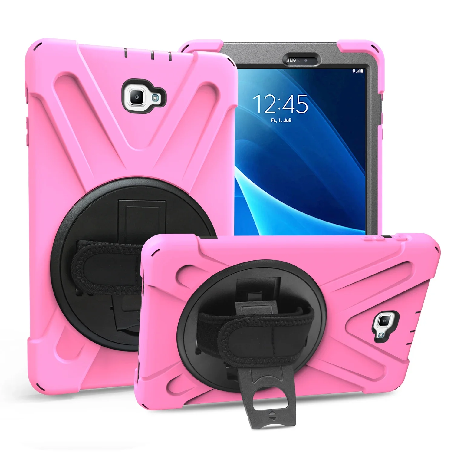 Rugged Kickstand Tablet Case with Hand & Shoulder Straps