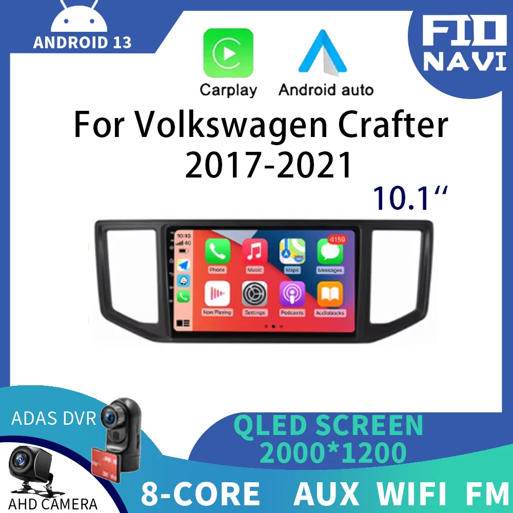 Android Auto CarPlay Für VW Crafter MK2 Radio GPS Navi S10 2K