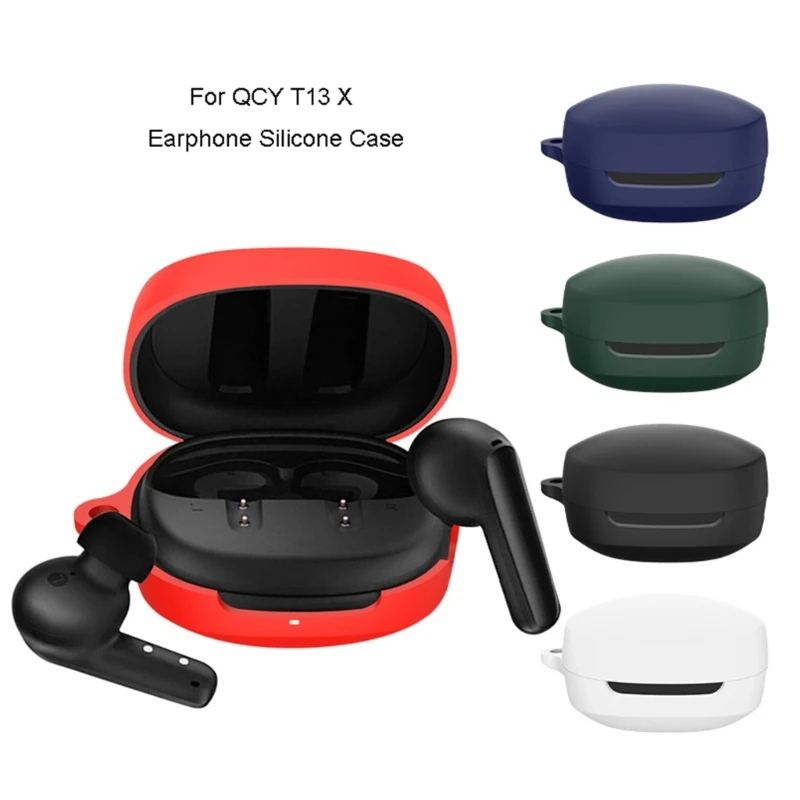 

Headphone Cover Silicone Storage Case for QCYT13 X Housing Anti-scratch Sleeve Drop Shipping