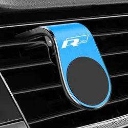 Premium Metal Magnetic Car Phone Holder - Universal Car Accessory (For Rline blue)