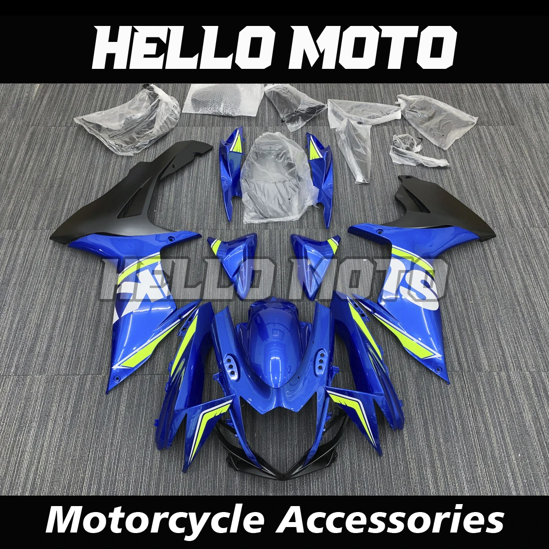 

New ABS Injection Molding Motorcycle Fairings Kits Fit For L1 L2 L3 L4 L5 L6 L7 L8 L9 600/750cc 2011-2022 Bodywork Set