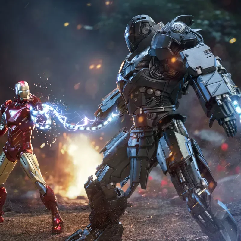 

Экшн-фигурка из аниме Marvel Blacklash Whiplash, 7 дюймов, может излучать искусство, гаражный комплект, 1:10, искусственная Настольная Фотография