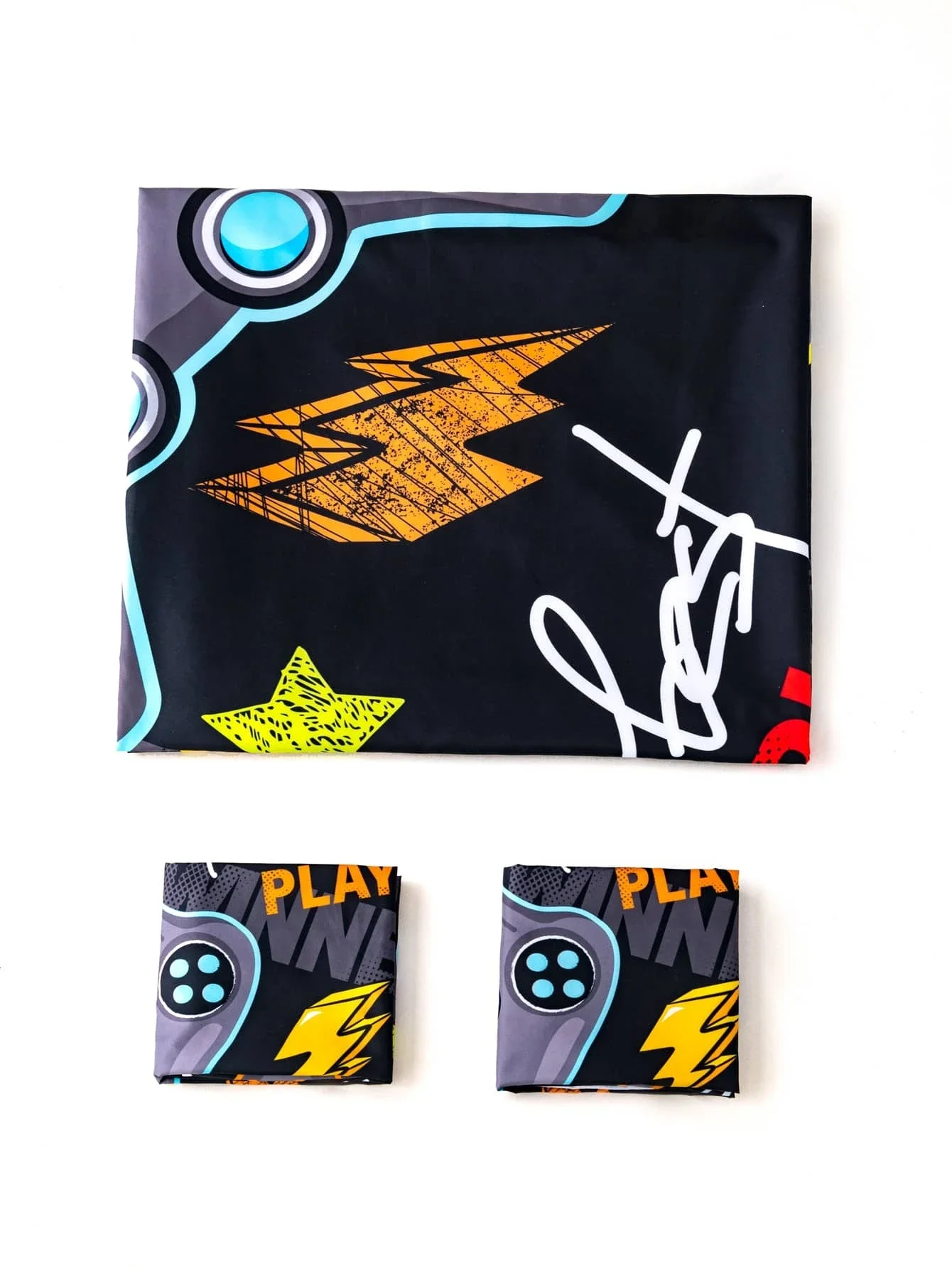 Gamepad Print Duvet Cover Set Without Filler