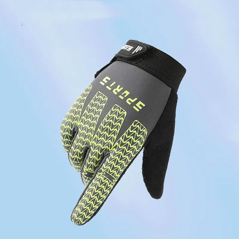 Kids Fishing Gloves Full Finger Sweatband Non-Slip Spring Skate lure Bicycle Outdoor Camping Climbing Fitness Gloves fishing gloves