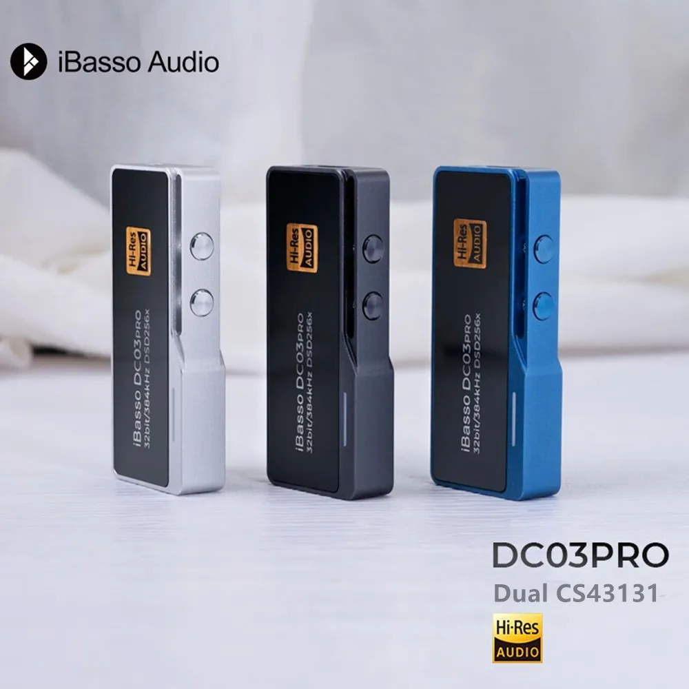 

ibasso DC03PRO DC04 Pro Decoding Earphone Amplifier Type-C To 3.5mm Dual CS43131 DAC for Android Phone Audio Decoding Wire