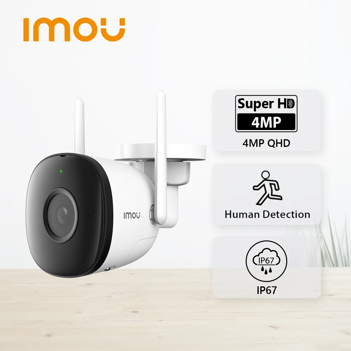 Dahua Imou Ip Camera 2c 4mp Ipcf42p Wifi Wireless Builtin Mic Outdoor