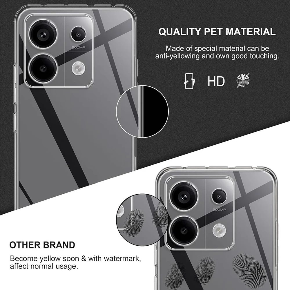 Ultra-Thin Clear Shockproof Silicone Phone Case