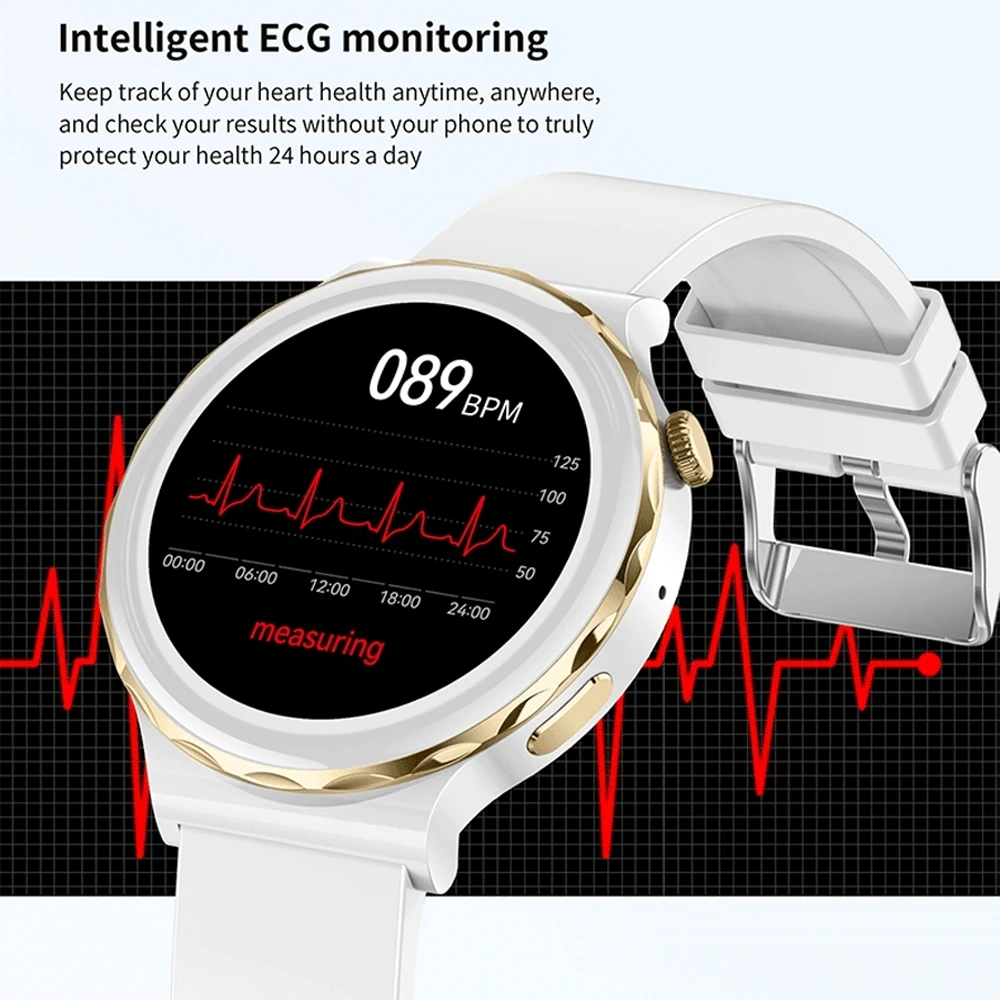 Smart Watch ECG+PPG Heart Rate Monitoring Waterproof Bluetooth Call for Huawei GT3 PRO Women
