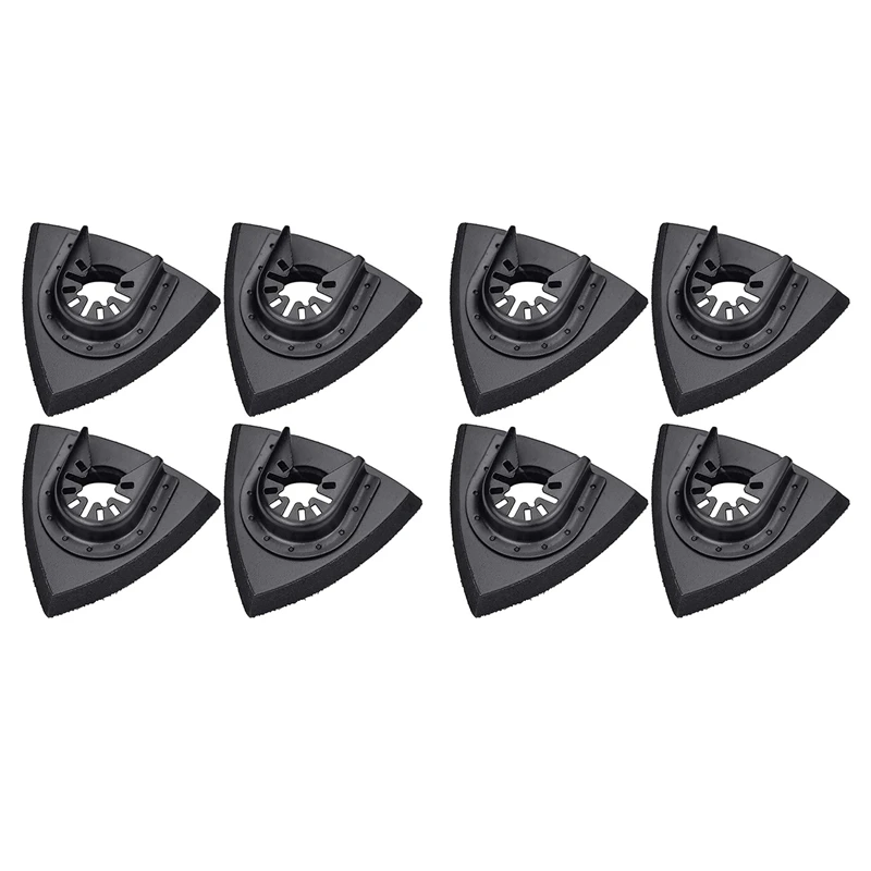 

8 шт. шлифовальные накладки 80 мм для крепления прокладок, многофункциональные лезвия, Осциллирующие аксессуары для мультитула для Worx Mikita Dewalt