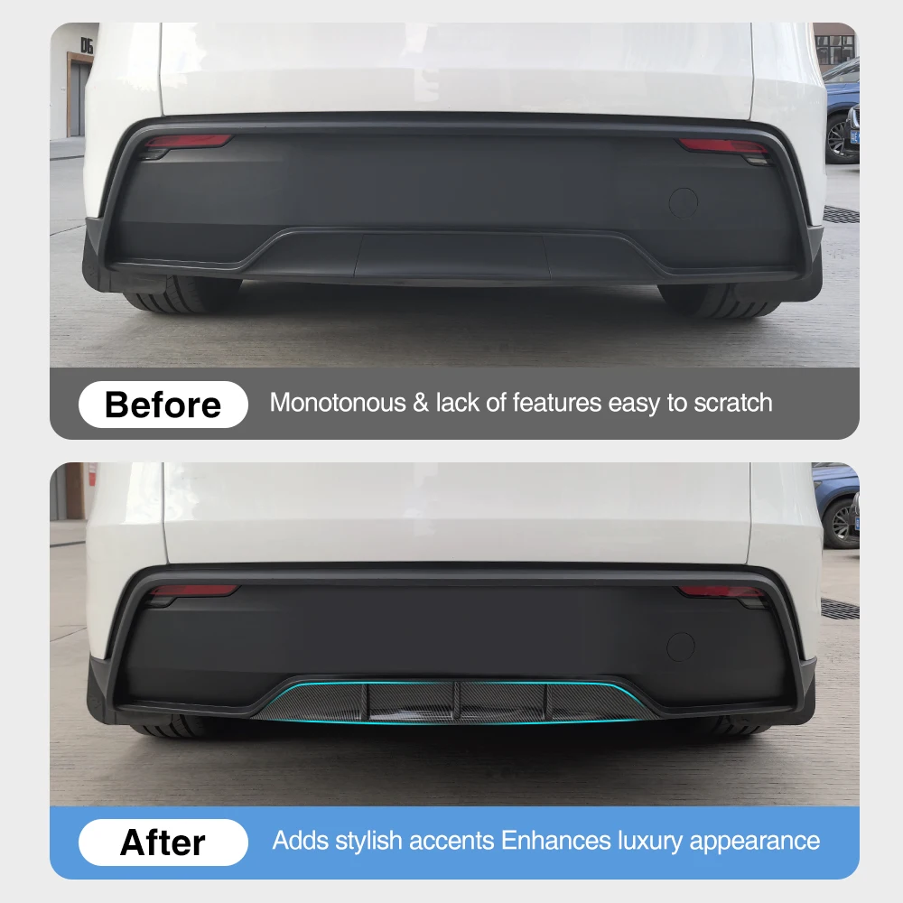 Heenvn Model Y Juniper 2025 2026 Diffusore Posteriore Spoiler Paraurti per Tesla Model Y Premium Carrozzeria Sportiva Aerodinamica - Image 2