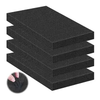 4PCS High Density Foam For Toolbox Pre-cutting Foam Insert Shock-Absorbing Sponge Sheet Shadow Precorted For Hard Flight Case 1