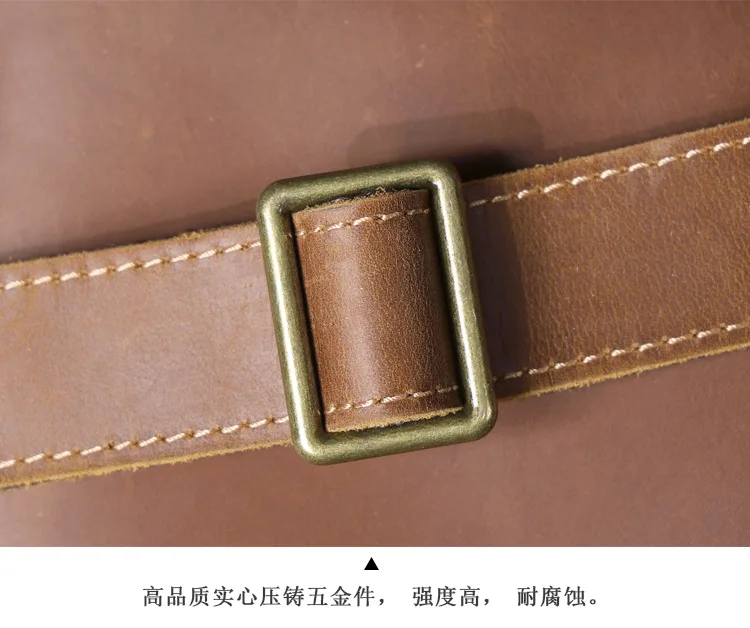 Business-Vintage-Aktentasche aus Rindsleder der ersten Schicht für Herren, große Aktentasche, lässige Designer-Handtasche aus echtem Leder, Computertasche, Messenger-Tasche – Detail 13