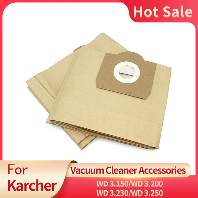 5x Sacs d' Sacs d'aspirateur Kärcher 6.959-130.0 Sacs à poussière sac  d'aspirateur WD3