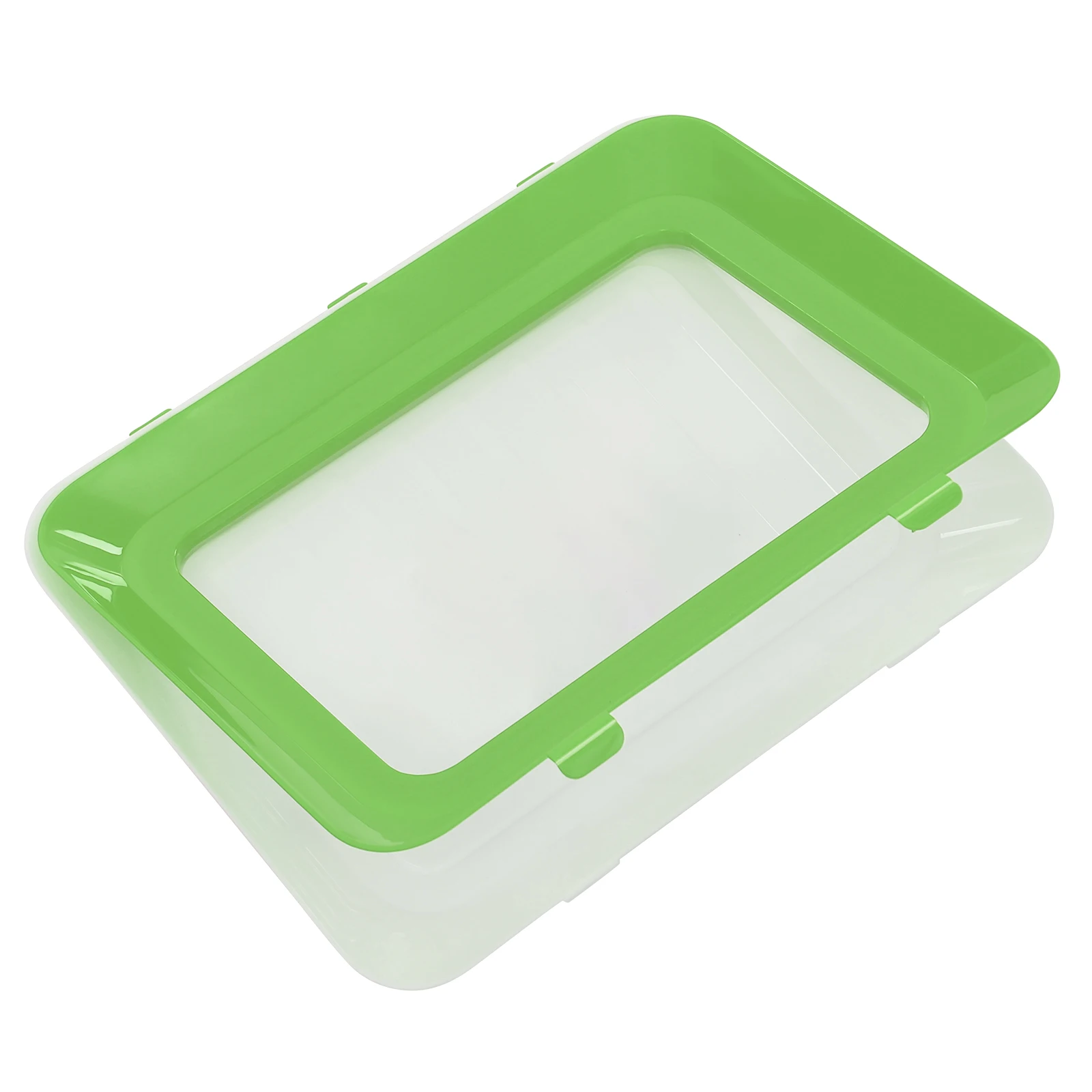 8pcs/6pcs/4pcs Reusable Food Storage Containers Airtight Lock Freshness Plates Set Stackable for Fridge/Freezer