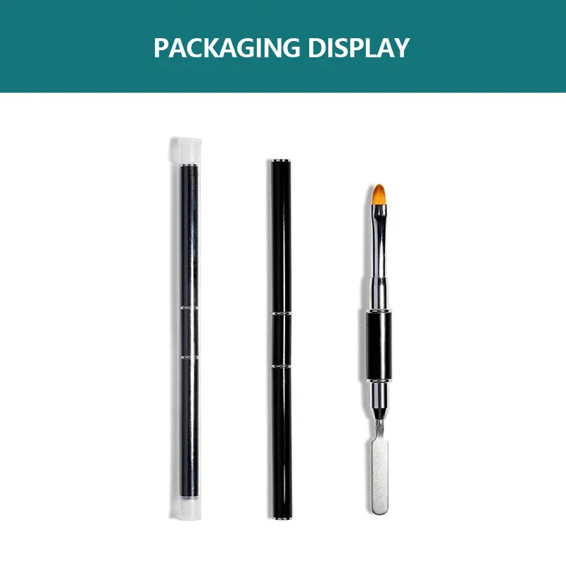 1/2PCS Professional Nail Art Brushes For Manicure UV Gel Brush Pen Nail Art Painting Drawing Brush Phototherapy Tools 5