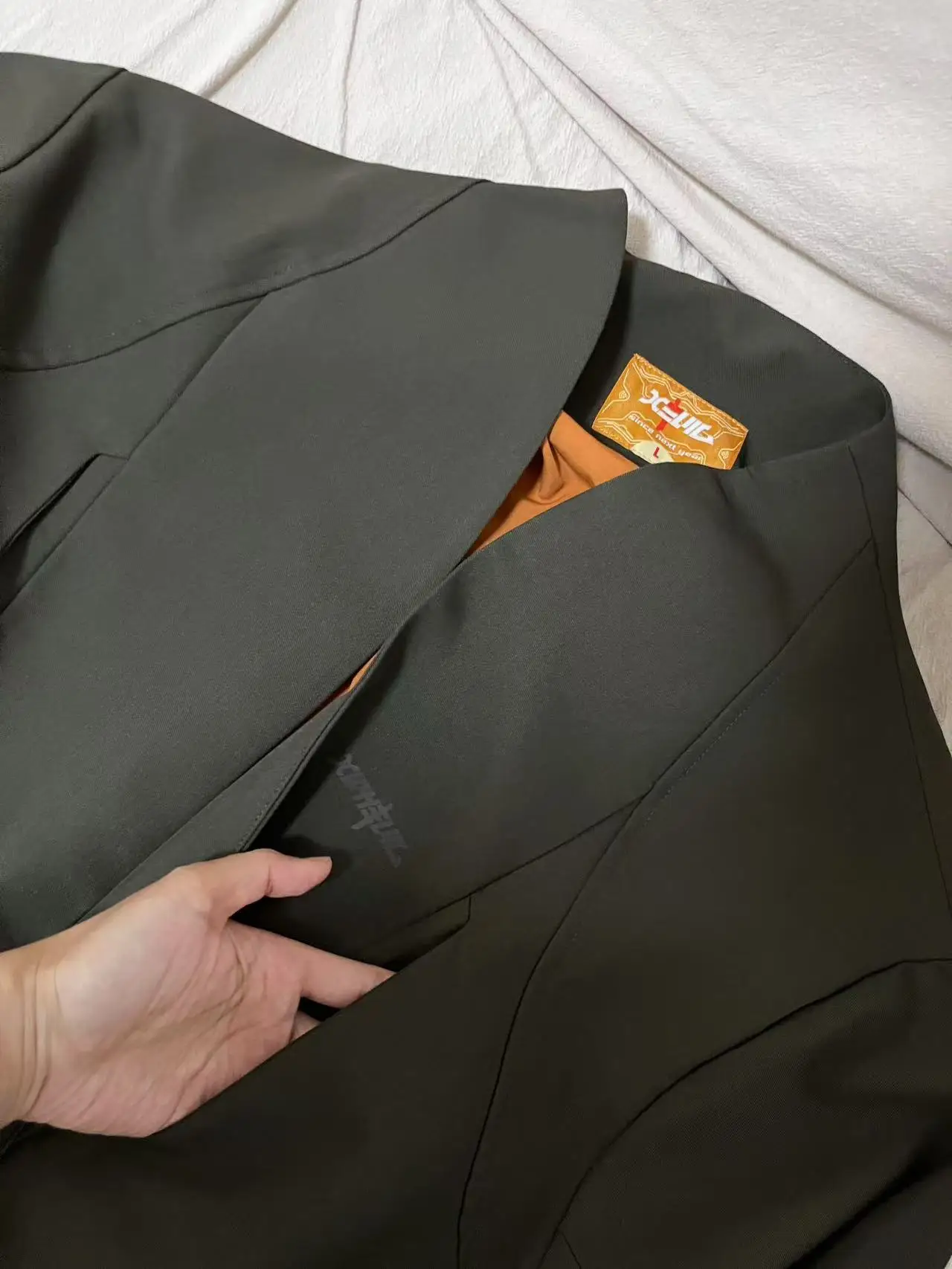 XEvil Minimalist tang suit kimono short sci-fi dystopian