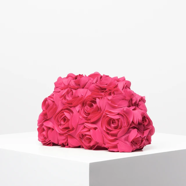 Elegant Rose Clutch Bag 2