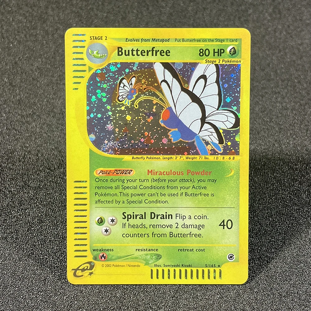 thumbnail image 1 of Pokémon Flash Cards E-Card Expedition (EX) Charizard Blastoise Venusaur Mewtwo Machamp Gengar Game Collection PTCG E Proxy Cards, 1 of 5