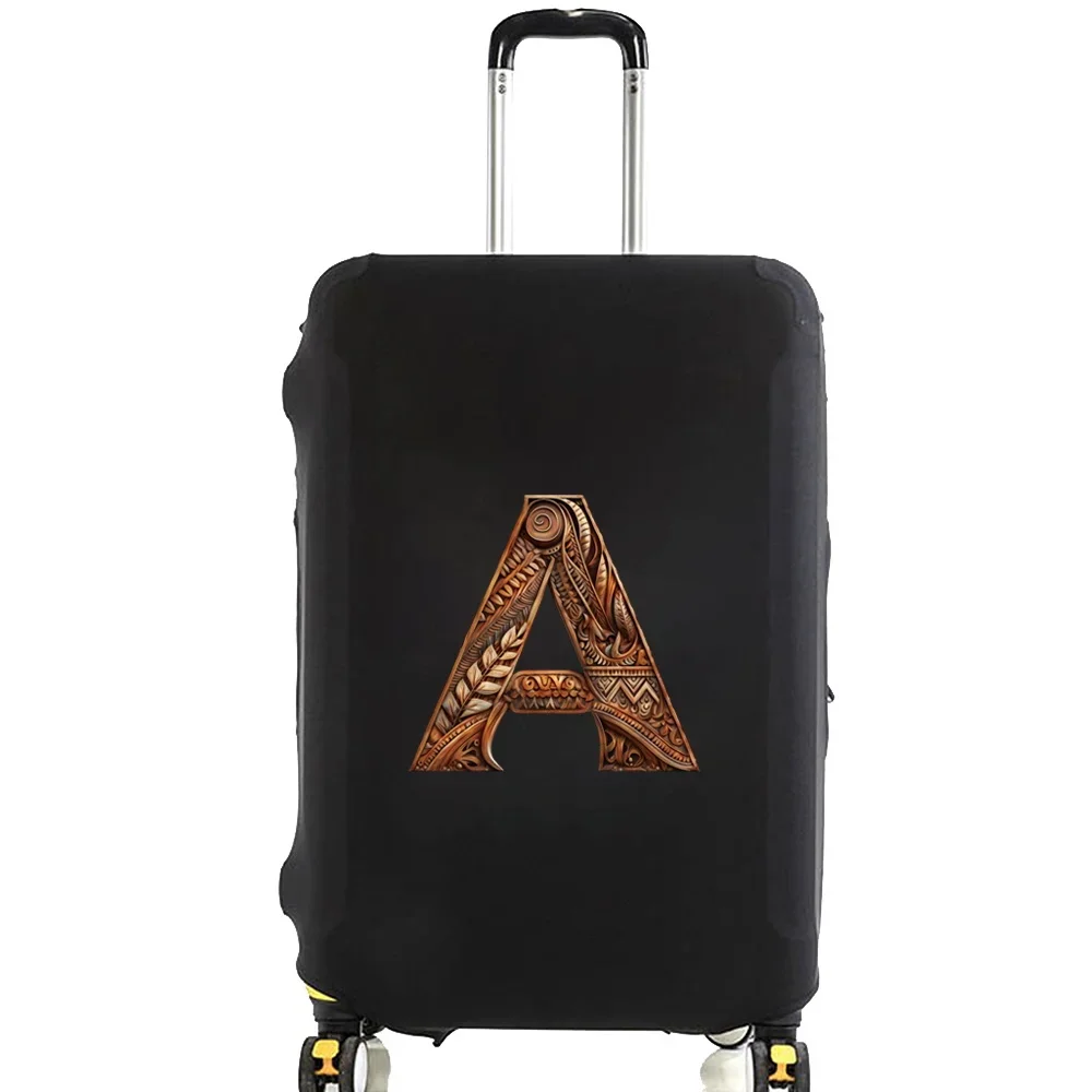 Luggage Cover Protective Covers Travel Luggage Scratch Proof Dust Cover Reusable Dust Cover Washable Wood Art  Print Pattern 2