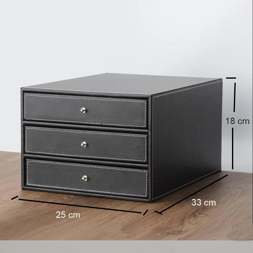 10PCS/set leather business office desk organization set writing board file cabinet file stand stationery organizer pen box K252
