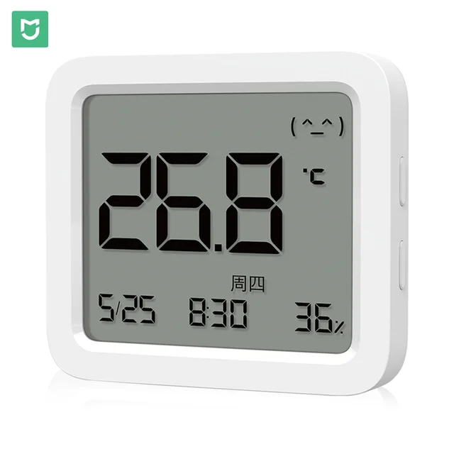 XIAOMI Mijia Bluetooth Thermometer 3 Wireless Smart Electric Digital  Hygrometer Temperature and humidity 3 Work with Mijia APP - AliExpress