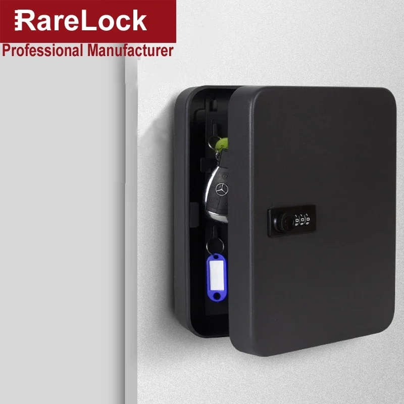 Safe Key Storage Box Combination Cabinet 3 Digital Password for Home Office Hotel Key Security Rarelock MS441 G1 key safe box