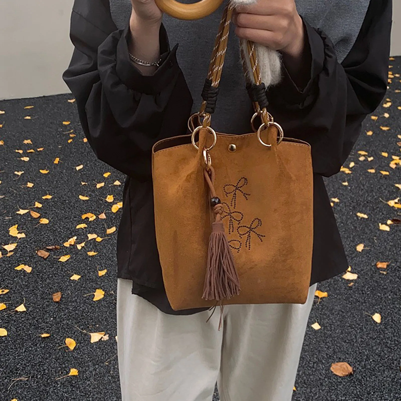 Women Girls Matte PU Leather Underarm Shoulder Bag Single Shoulder Handbag Solid Color Shoulder Bag for School Work Daily Use