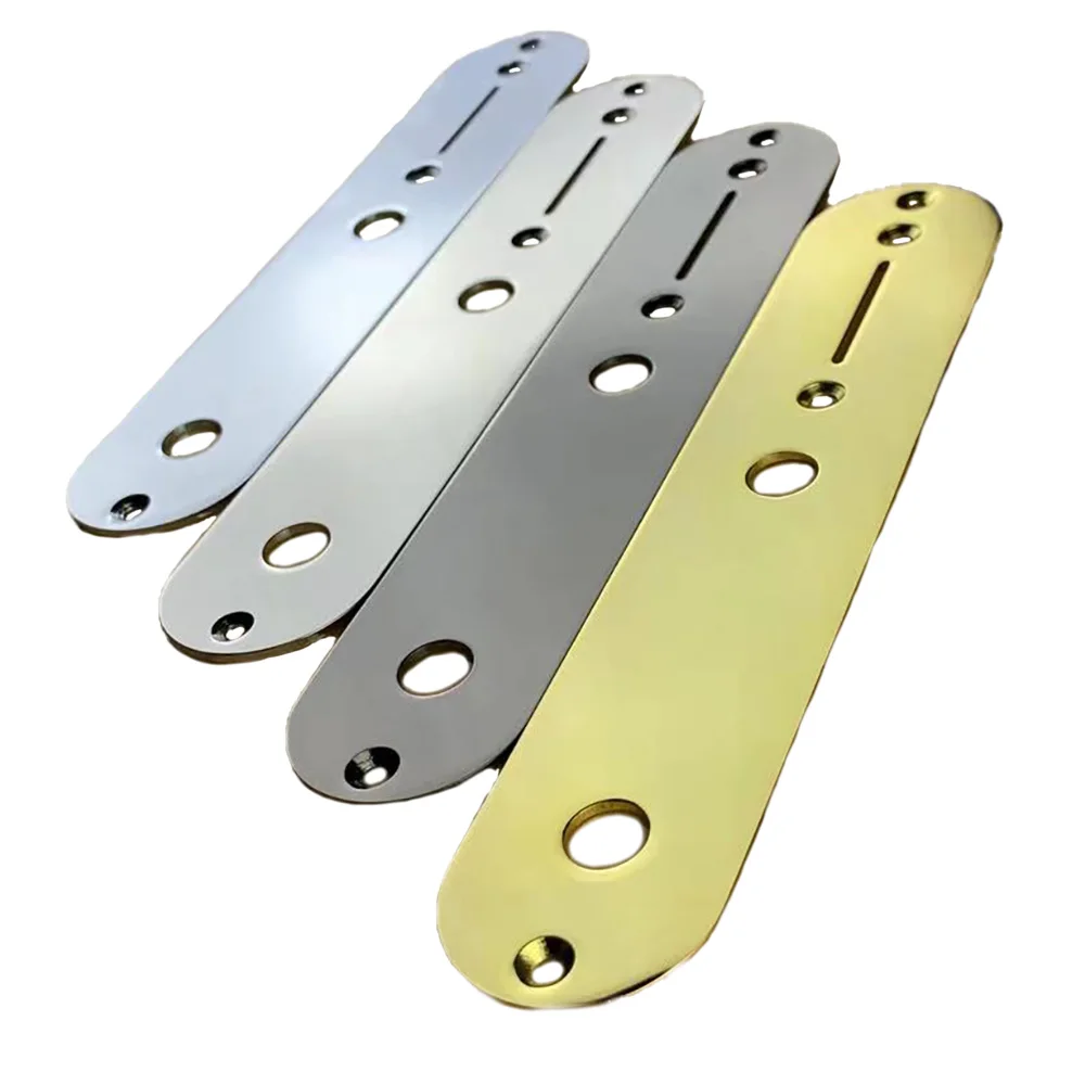 E-Gitarren-Steuerplatte für TL-Gitarre, Chrom/Nickel/Gold/Schwarz, Nickel, 1 Stück