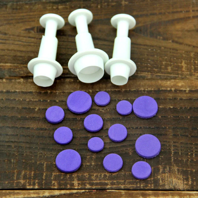 

3/4Pcs Pendants Cutter Geometric Earrings Biscuit Cake Decoration Cookie Mold Heart Star Shape Clay Cutter Modeling Tools