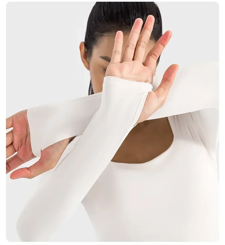 Lemon Long-sleeved T-shirt Women's Running Slim-fit Slimming Yoga Clothes Stitching Breathable Sports Creora Mesh Sleeve Length