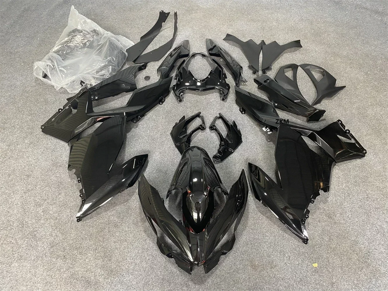 

Полный комплект обтекателей для мотоцикла для Ninja400 EX400 EX Ninja 400 2018 2019 2020 2021 2022 2023 обтекатель КУЗОВ черный