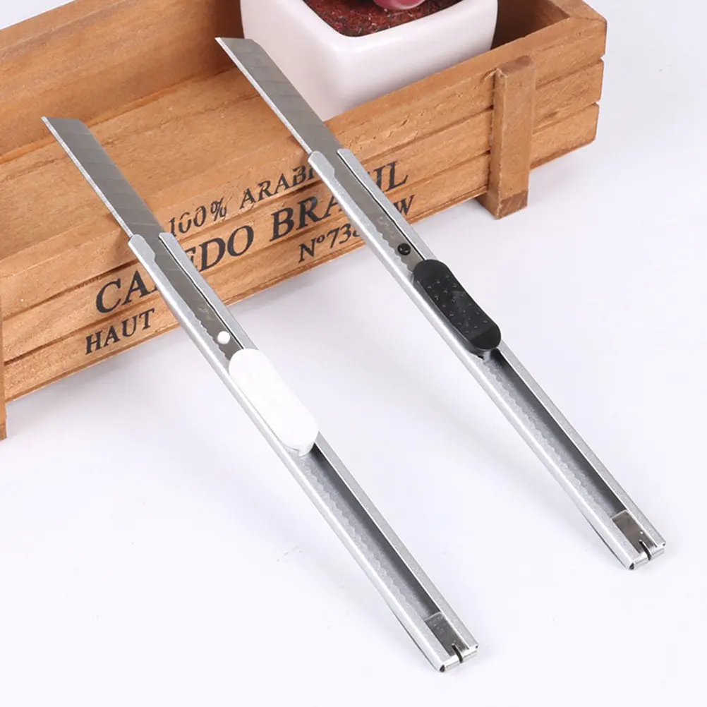 4Pcs 강력한 금속 종이 커터 다목적 개폐식 사용 종이 판지 플라스틱 절단을 위한 창의적인 디자인