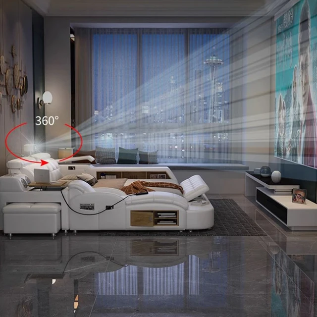 현대적 우아함과 실용성이 조화된 킹 하이엔드 더블 침대