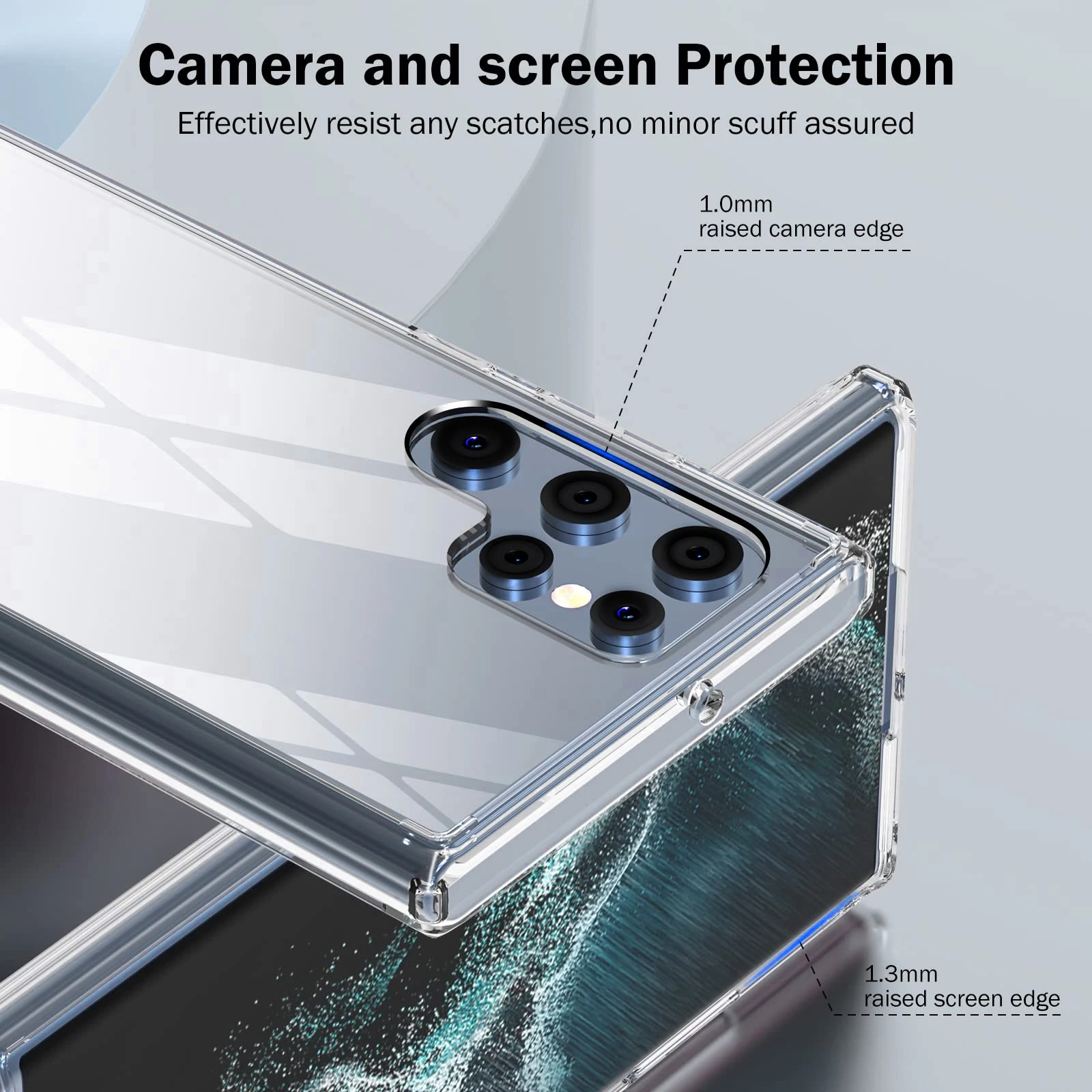 Ｚ  S22 S23 Ʈ 5G S22 + TPU ۿ  Ÿ    ȭ ̽, Ƽ  ũġ  ϵ 
