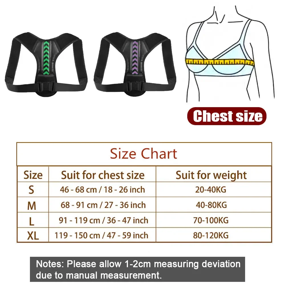 Posture Corrector Belt Posture Corrector Adjustable Back Brace for Men Women Clavicle Spine Support