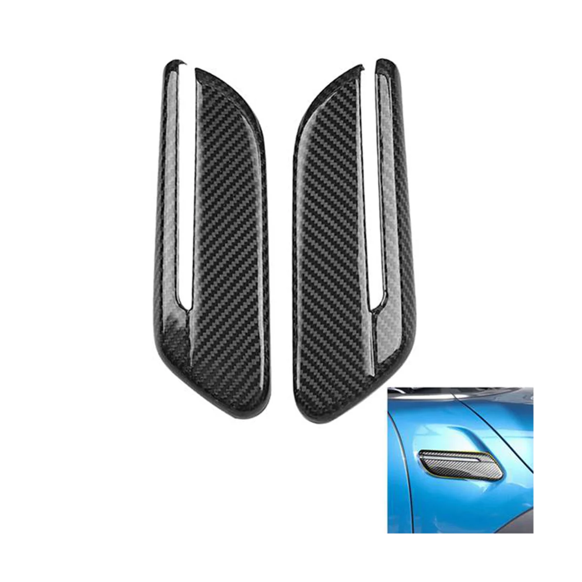 

1Pair Car Carbon Fiber Side Turn Signal Cover Trim Fender Sticker Decoration for MINI Cooper F55 F56 F57 2021 2022