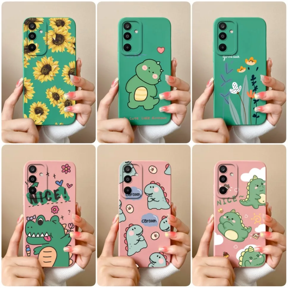 Lovely Dinosaur Silicone Soft Phone Case - Shockproof Cover