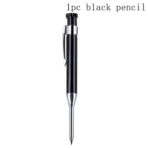 6Colors 2.8mm Metal Solid Carpenter Mechanical Pencil with Sharpener 2B Lead Core Deep Hole Construction Marking Scriber Tool - Image 22